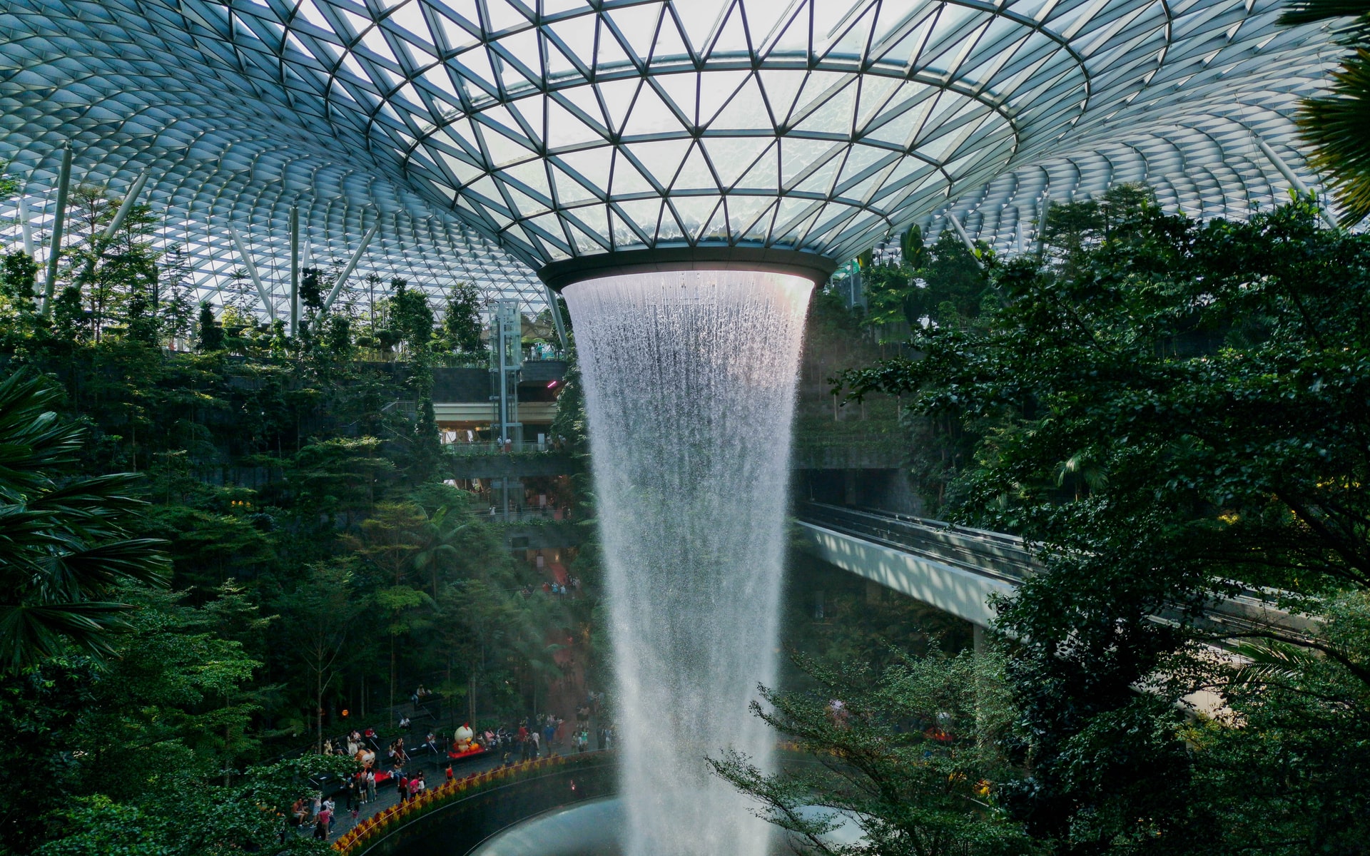 Relax in Singapore's new airport terminal